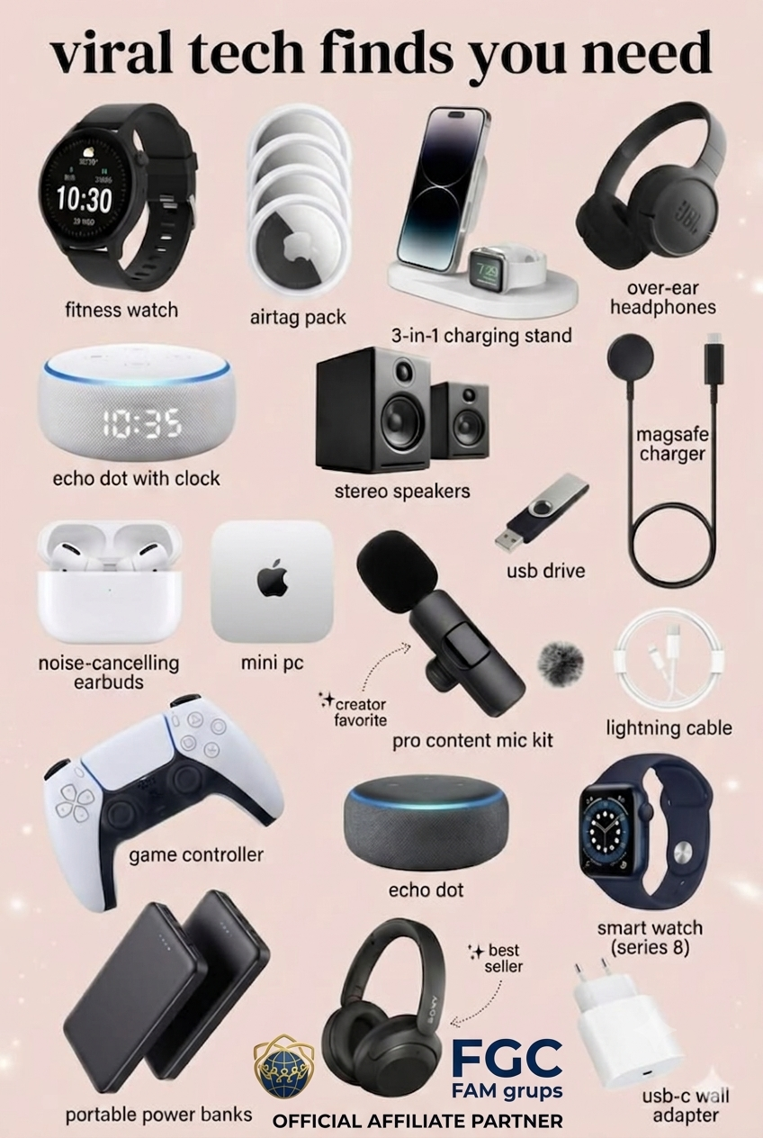 Modern Jewels & Tech Accessories